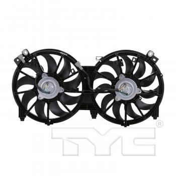 TYC 621660 Dual Radiator and Condenser Fan Assembly product image 2 of 6