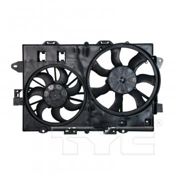 TYC 621670 Dual Radiator and Condenser Fan Assembly product image 1 of 3