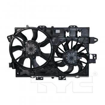 TYC 621670 Dual Radiator and Condenser Fan Assembly product image 2 of 3