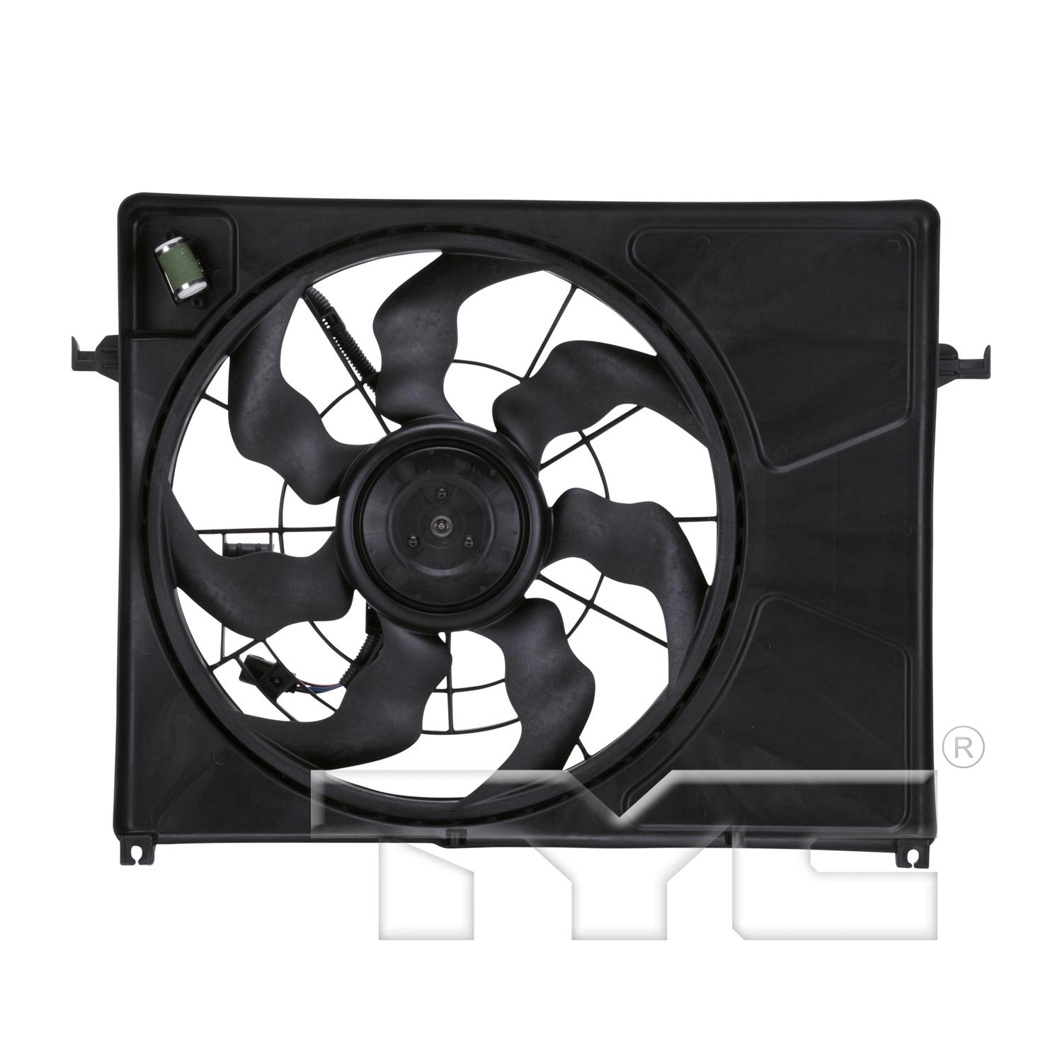 TYC 621720 - Dual Radiator and Condenser Fan Assembly TYC 621720 Dual Radiator and Condenser Fan Assembly product image 1 of 3