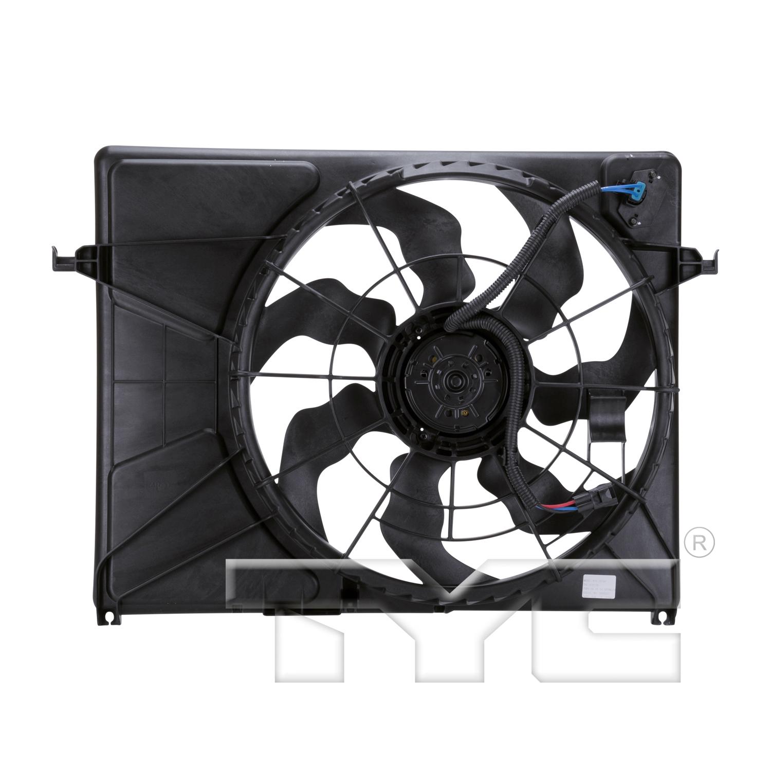 TYC 621720 - Dual Radiator and Condenser Fan Assembly TYC 621720 Dual Radiator and Condenser Fan Assembly product image 2 of 3