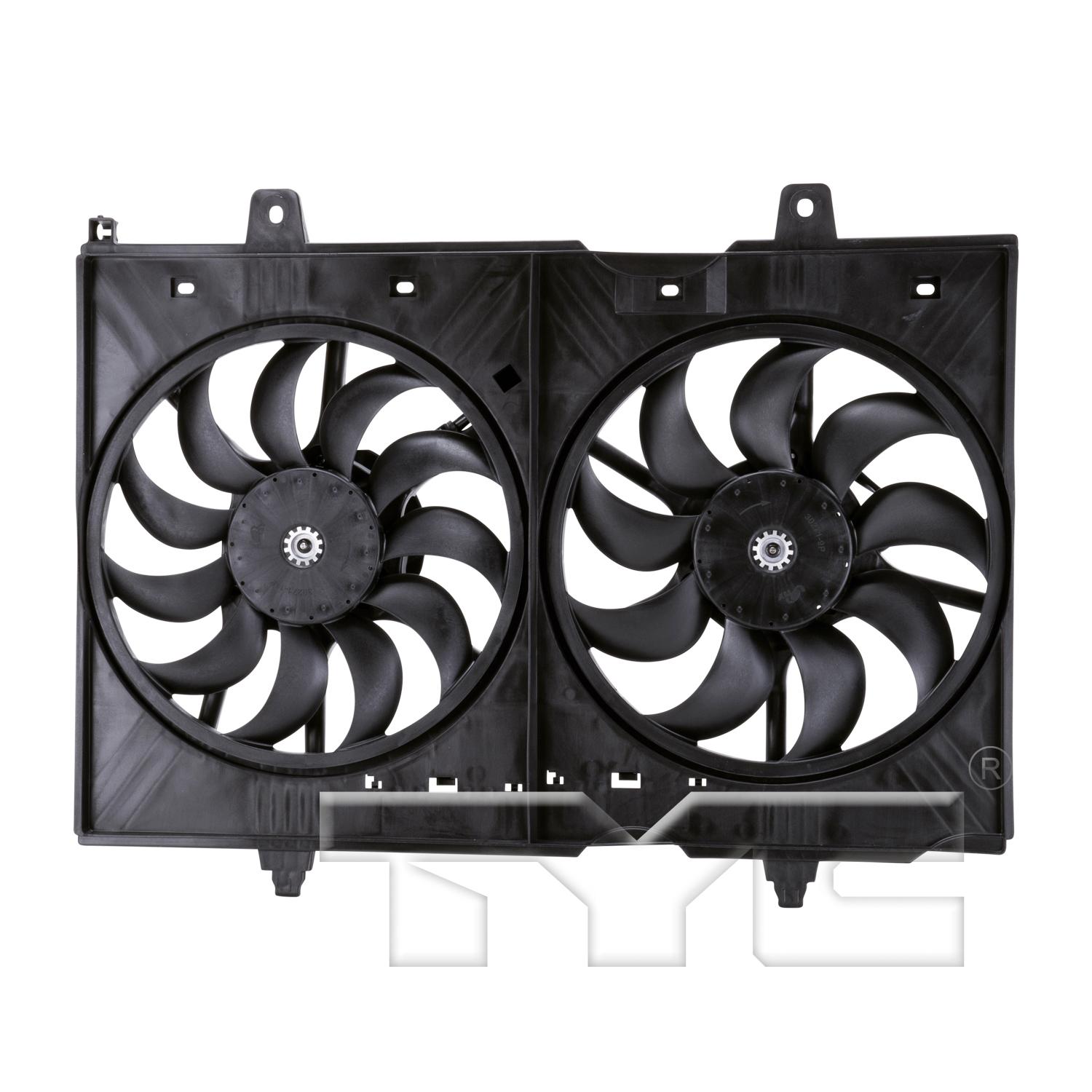TYC 621880 - Dual Radiator and Condenser Fan Assembly TYC 621880 Dual Radiator and Condenser Fan Assembly product image 1 of 6