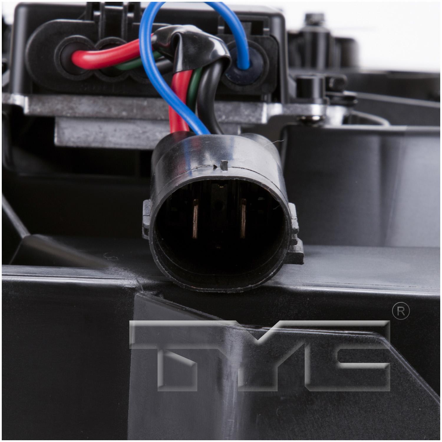 TYC 621890 Dual Radiator and Condenser Fan Assembly product image 4 of 4