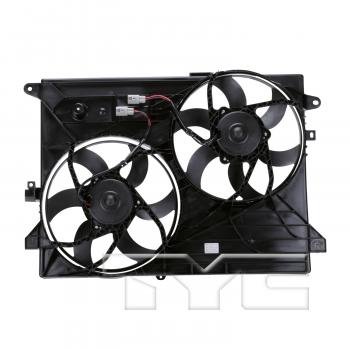 TYC 621910 Dual Radiator and Condenser Fan Assembly product image 2 of 3