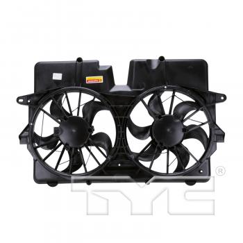 TYC 621920 Dual Radiator and Condenser Fan Assembly product image 2 of 4