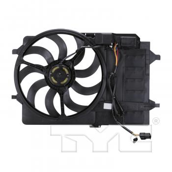 TYC 621980 Dual Radiator and Condenser Fan Assembly product image 2 of 4