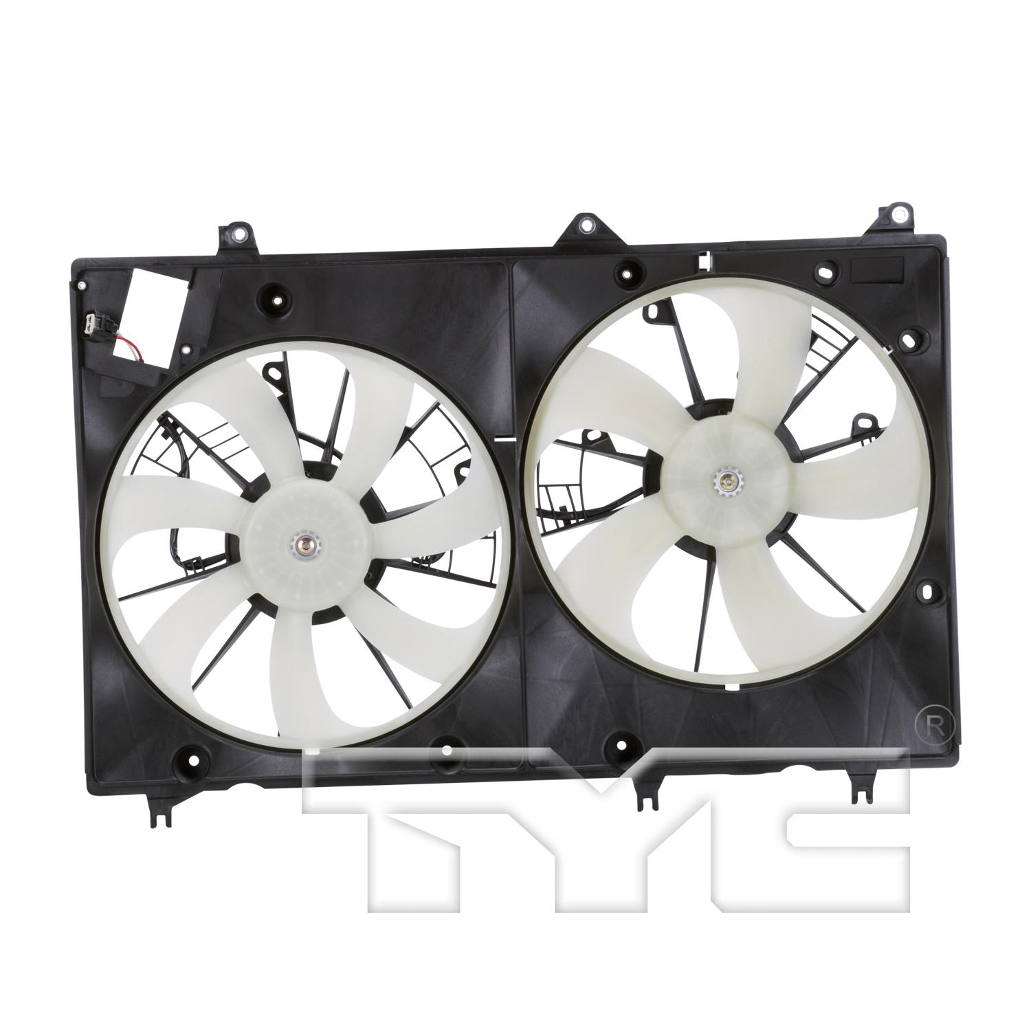 TYC 622000 - Dual Radiator and Condenser Fan Assembly TYC 622000 Dual Radiator and Condenser Fan Assembly product image 1 of 4