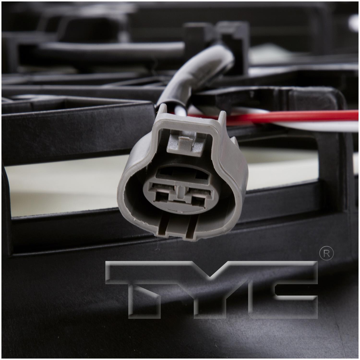 TYC 622010 Dual Radiator and Condenser Fan Assembly product image 3 of 6
