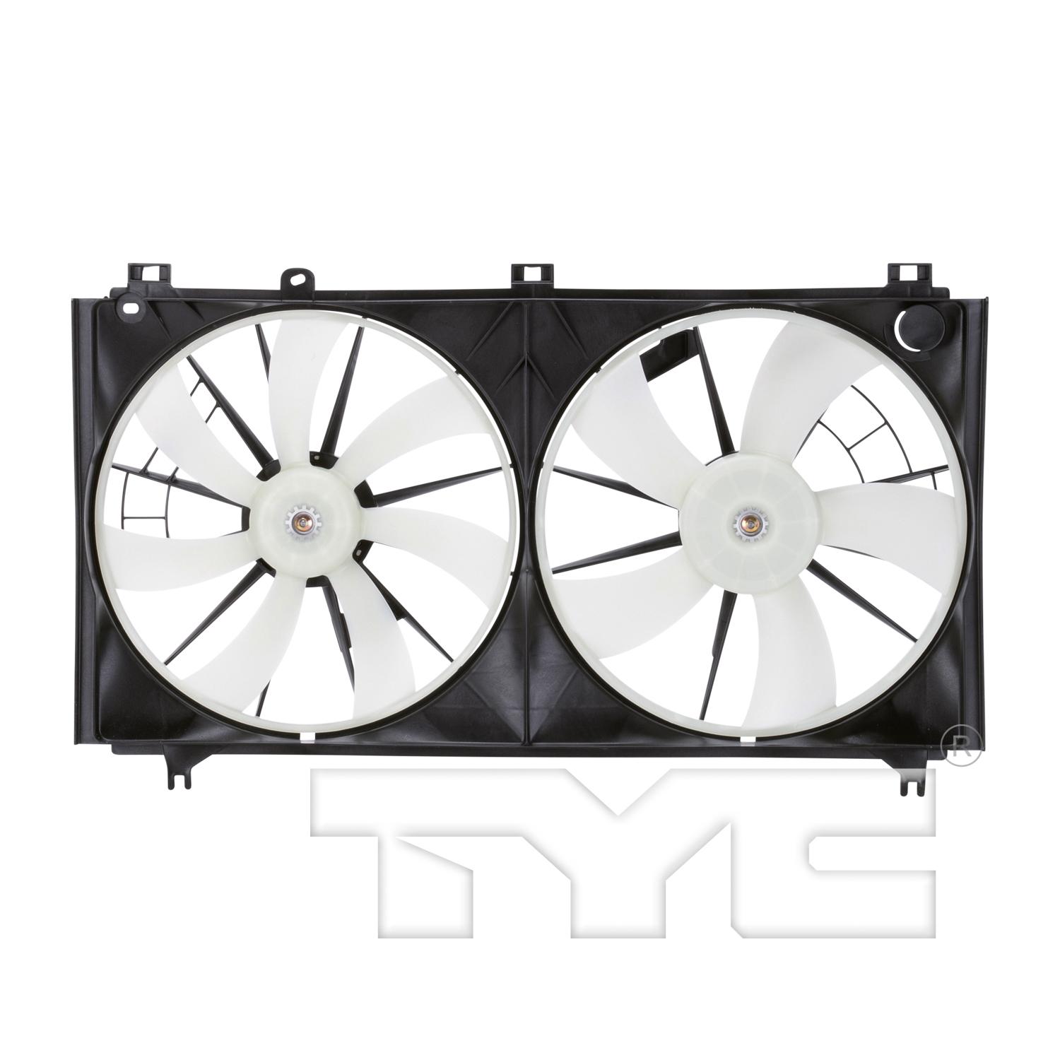 TYC 622070 - Dual Radiator and Condenser Fan Assembly TYC 622070 Dual Radiator and Condenser Fan Assembly product image 1 of 6