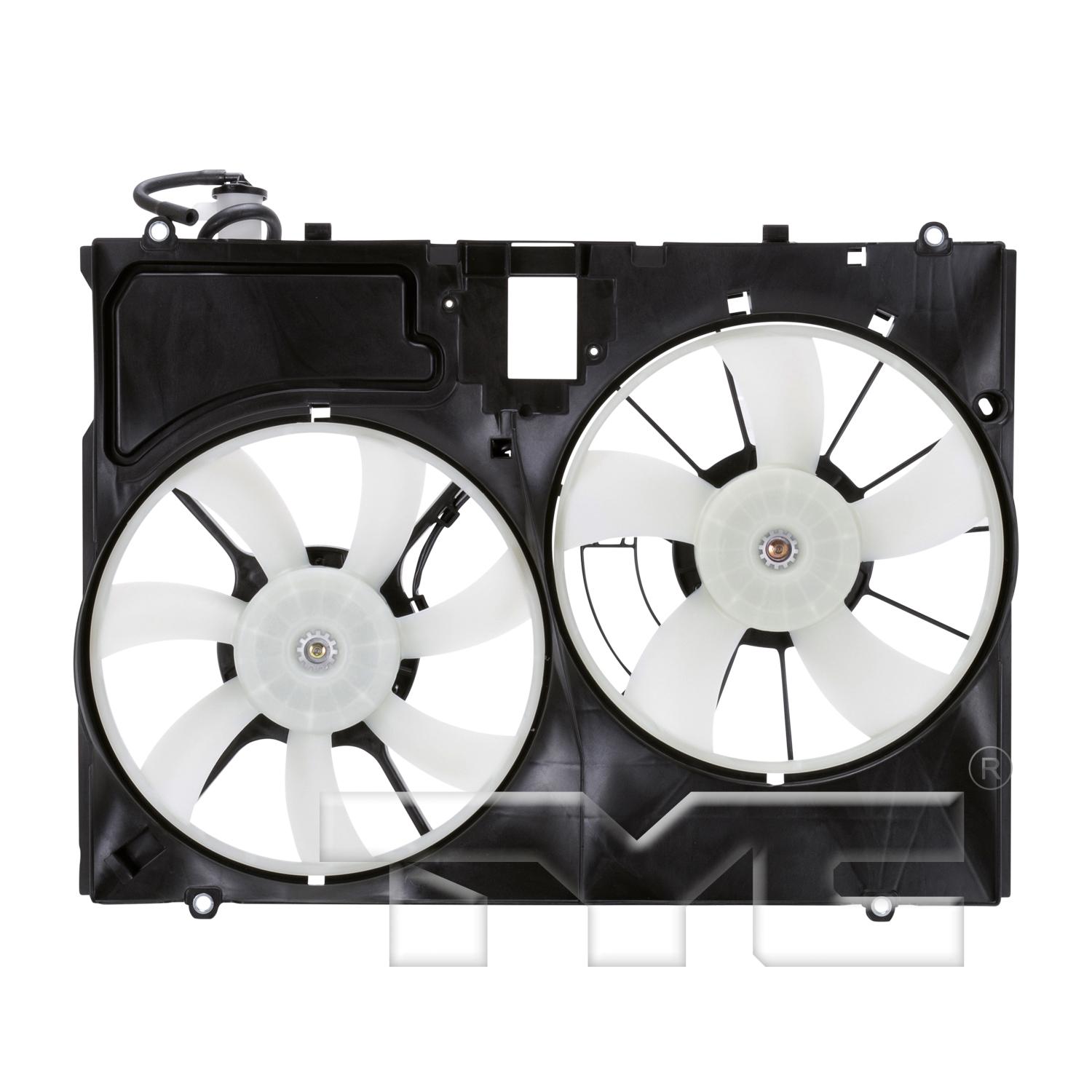 TYC 622080 Dual Radiator and Condenser Fan Assembly product image 1 of 3