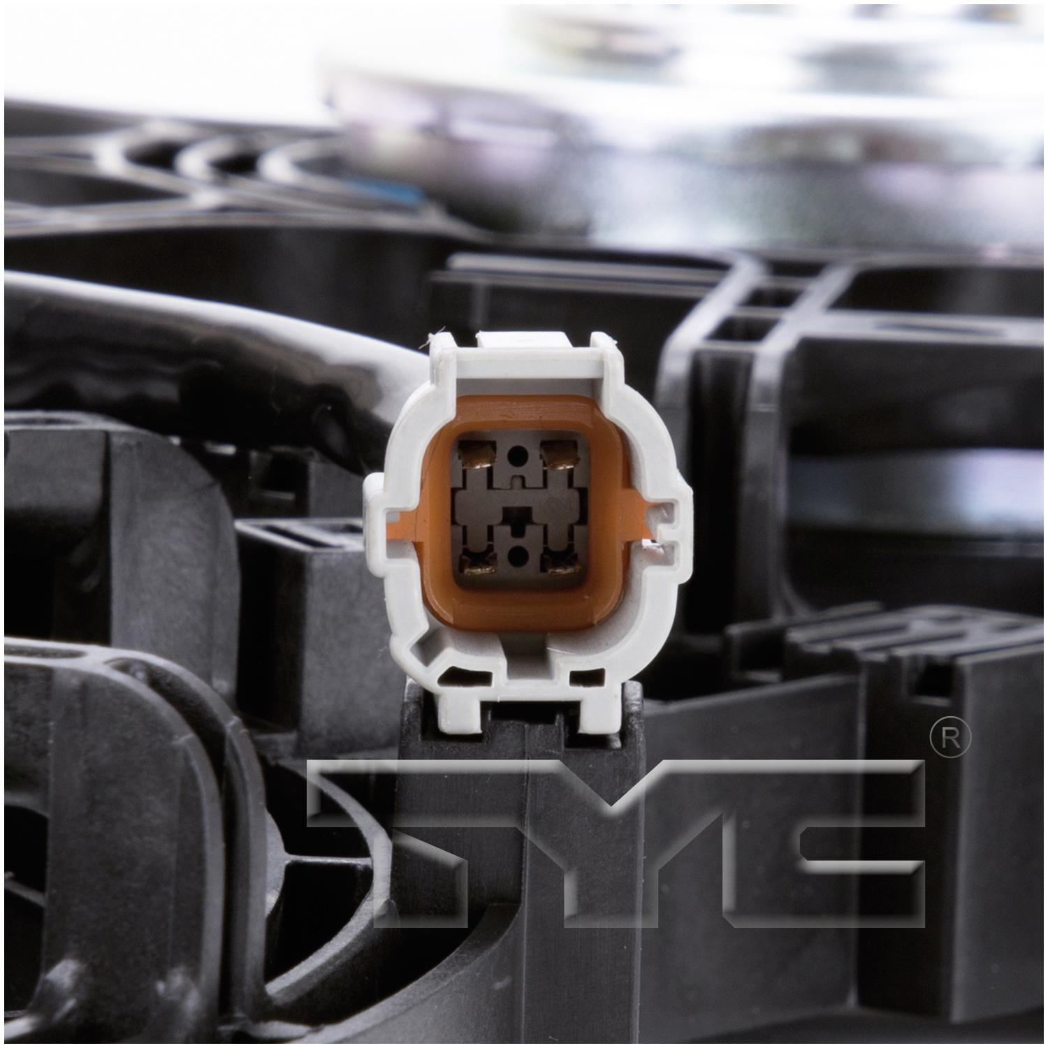 TYC 622110 Dual Radiator and Condenser Fan Assembly product image 3 of 5