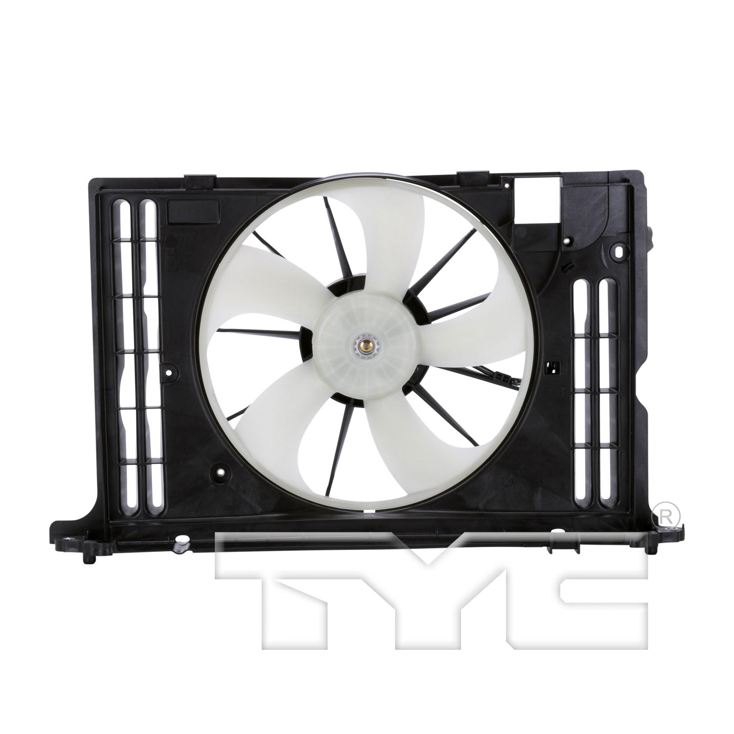 TYC 622130 Dual Radiator and Condenser Fan Assembly product image 1 of 3