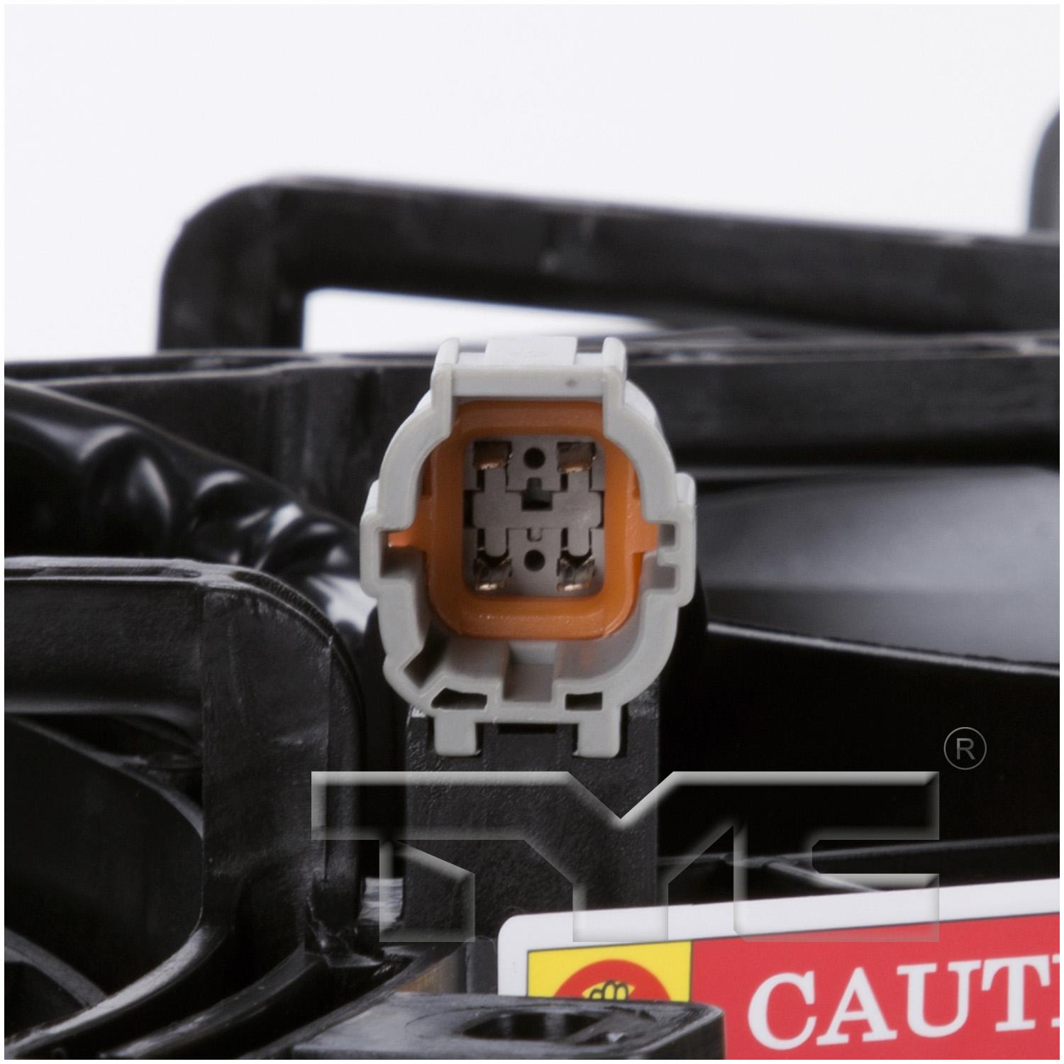 TYC 622150 Dual Radiator and Condenser Fan Assembly product image 3 of 6