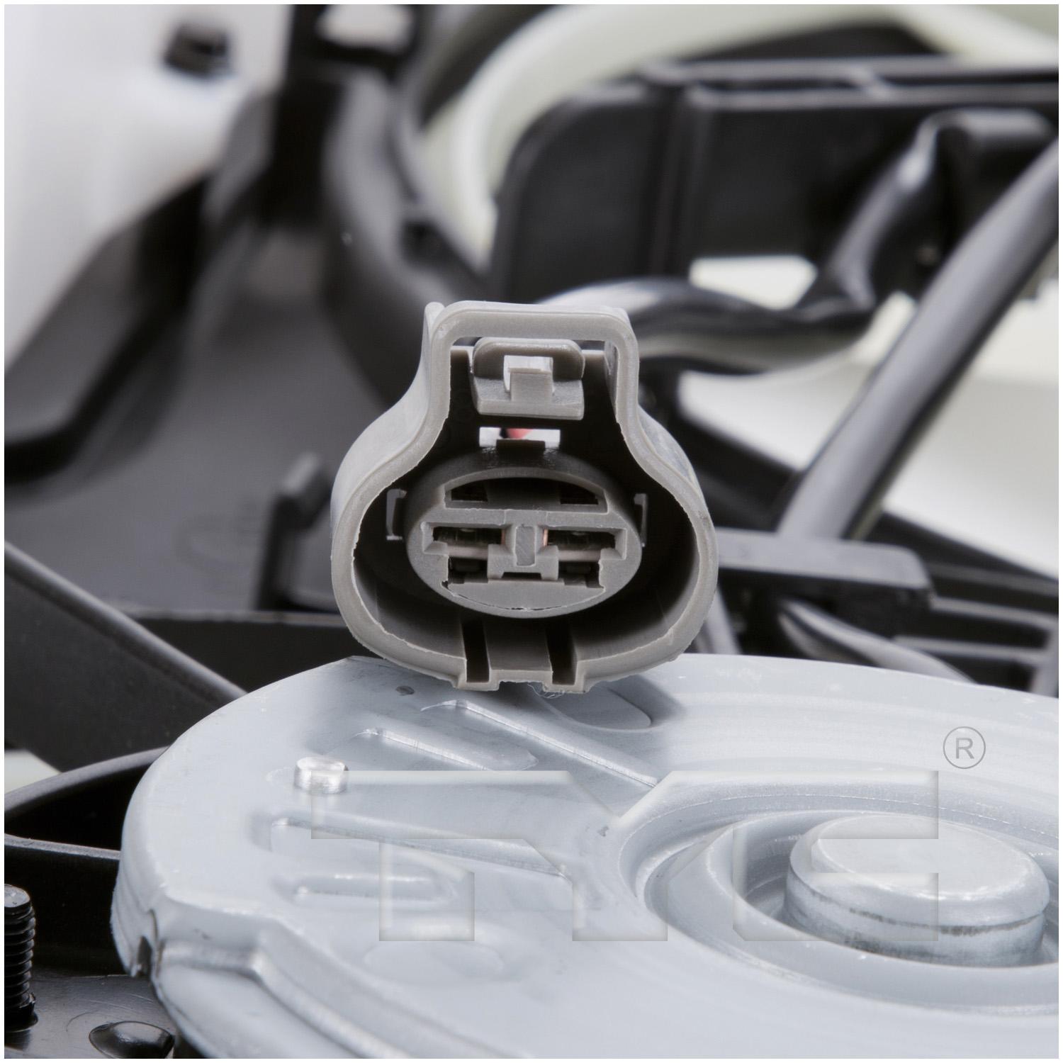 TYC 622190 Dual Radiator and Condenser Fan Assembly product image 5 of 6
