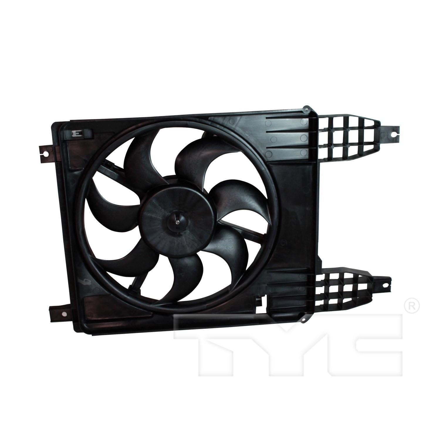 TYC 622260 Dual Radiator and Condenser Fan Assembly product image 1 of 3