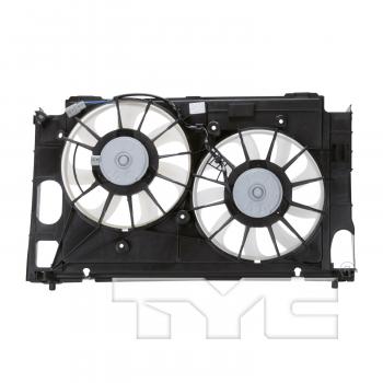 TYC 622310 Dual Radiator and Condenser Fan Assembly product image 2 of 4