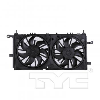 TYC 622340 Dual Radiator and Condenser Fan Assembly product image 1 of 3