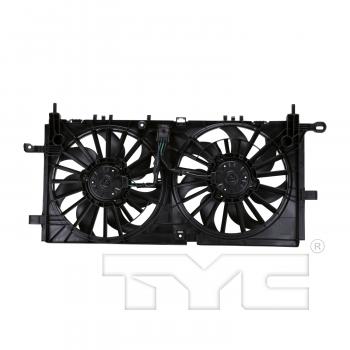 TYC 622340 Dual Radiator and Condenser Fan Assembly product image 2 of 3