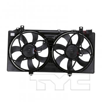 TYC 622350 Dual Radiator and Condenser Fan Assembly product image 2 of 3