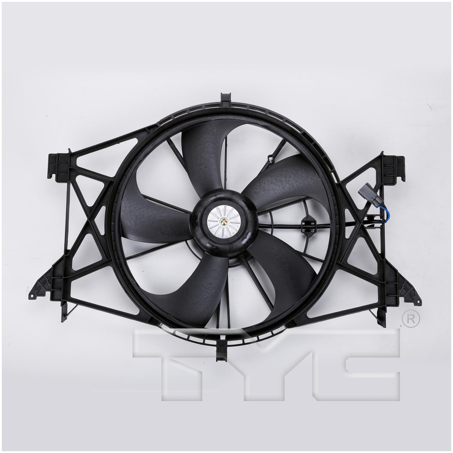 TYC 622360 Dual Radiator and Condenser Fan Assembly product image 1 of 3