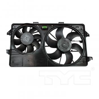 TYC 622370 Dual Radiator and Condenser Fan Assembly product image 2 of 4