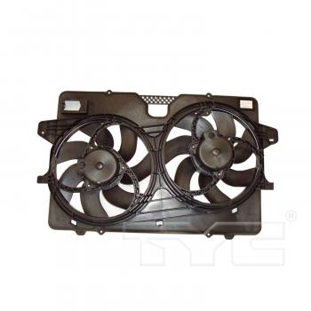 TYC 622410 Dual Radiator and Condenser Fan Assembly product image 1 of 4