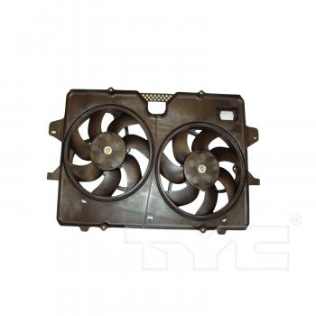 TYC 622410 Dual Radiator and Condenser Fan Assembly product image 2 of 4