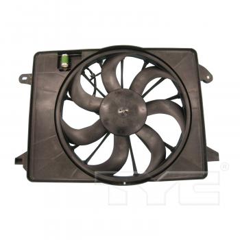 TYC 622550 Dual Radiator and Condenser Fan Assembly product image 2 of 3