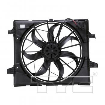 TYC 622660 Dual Radiator and Condenser Fan Assembly product image 2 of 3