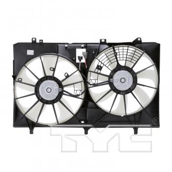TYC 622670 Dual Radiator and Condenser Fan Assembly product image 2 of 3