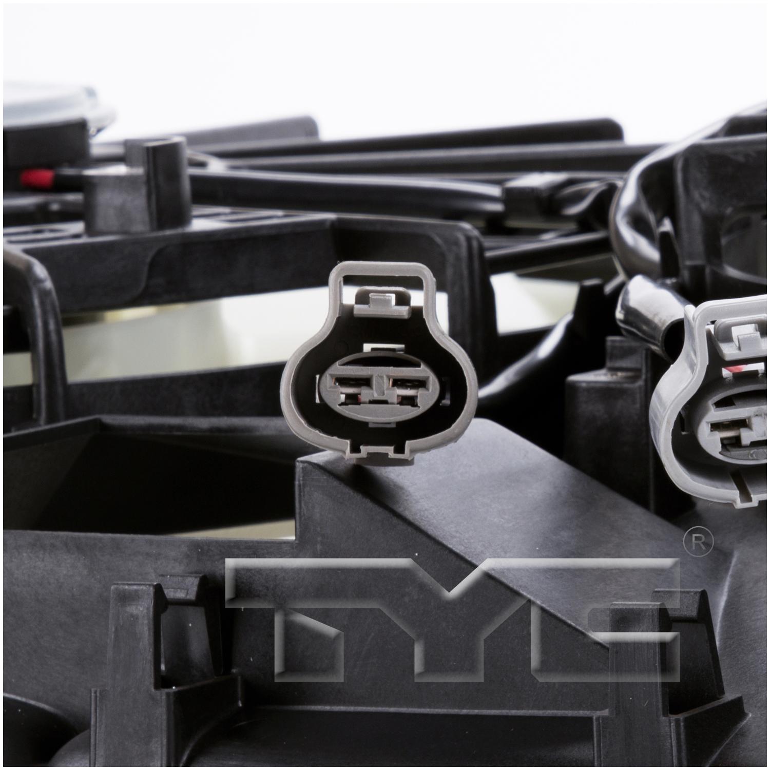 TYC 622680 Dual Radiator and Condenser Fan Assembly product image 3 of 3