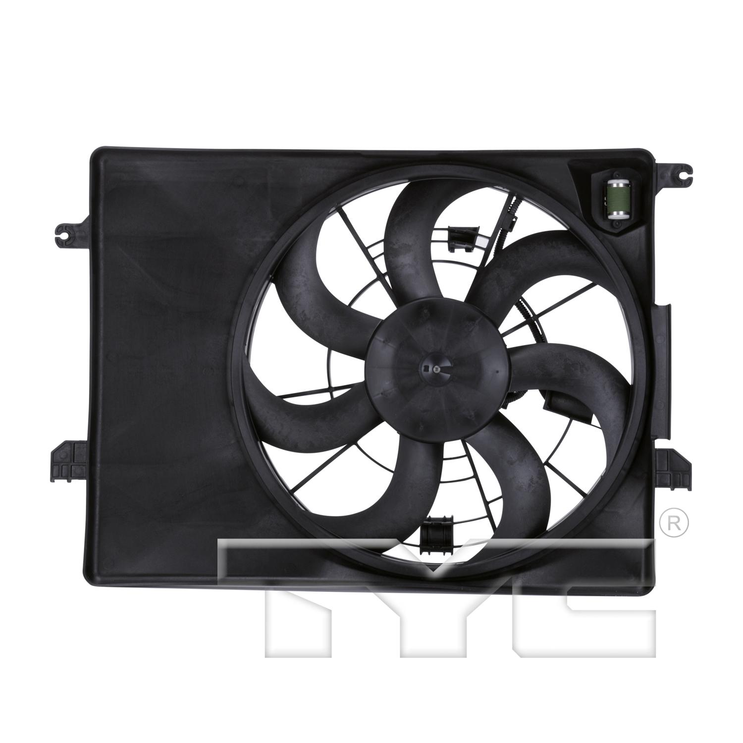 TYC 622700 - Dual Radiator and Condenser Fan Assembly TYC 622700 Dual Radiator and Condenser Fan Assembly product image 1 of 3
