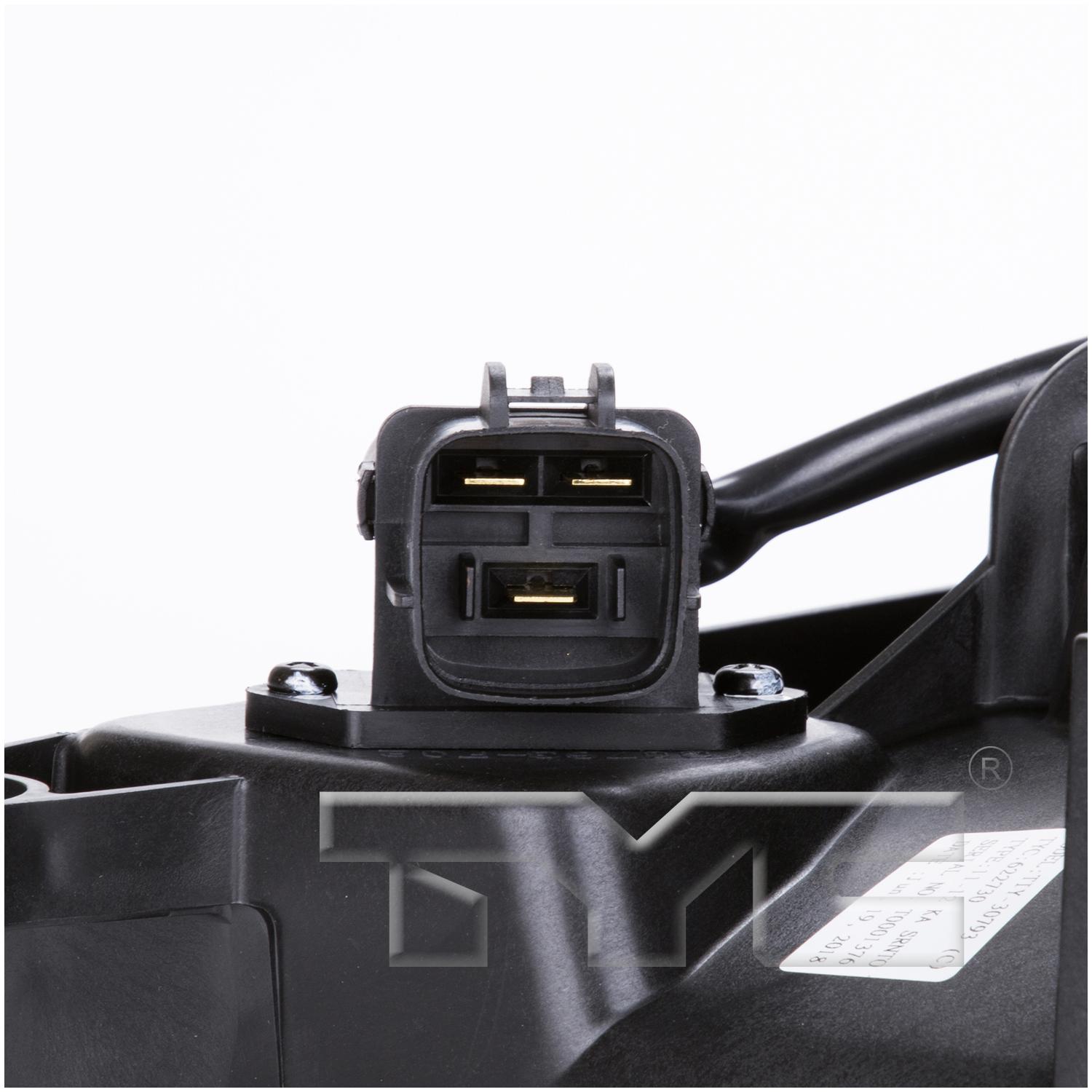 TYC 622730 Dual Radiator and Condenser Fan Assembly product image 3 of 3