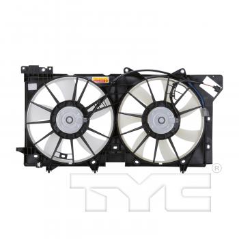 TYC 622750 Dual Radiator and Condenser Fan Assembly product image 2 of 3