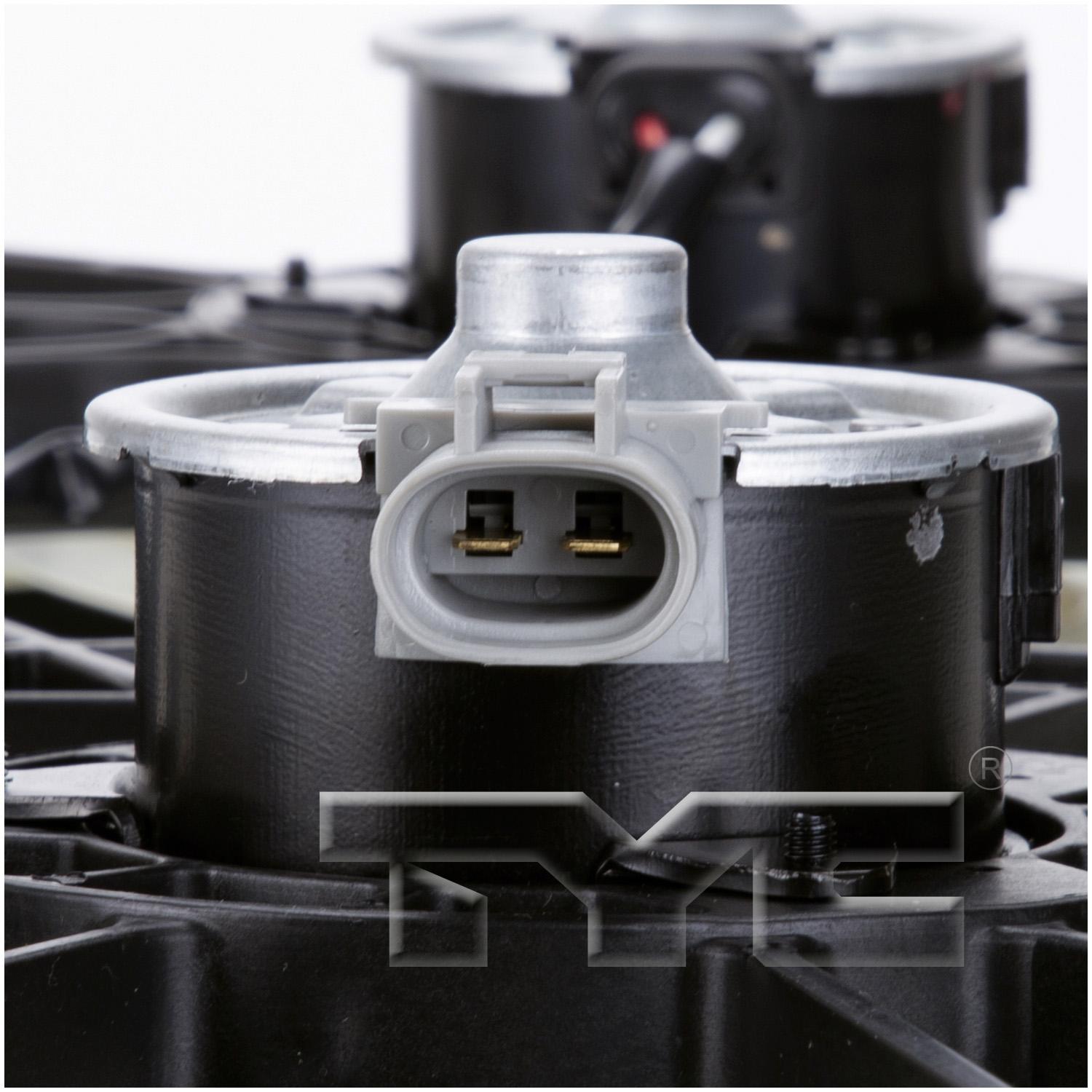 TYC 622760 Dual Radiator and Condenser Fan Assembly product image 3 of 6