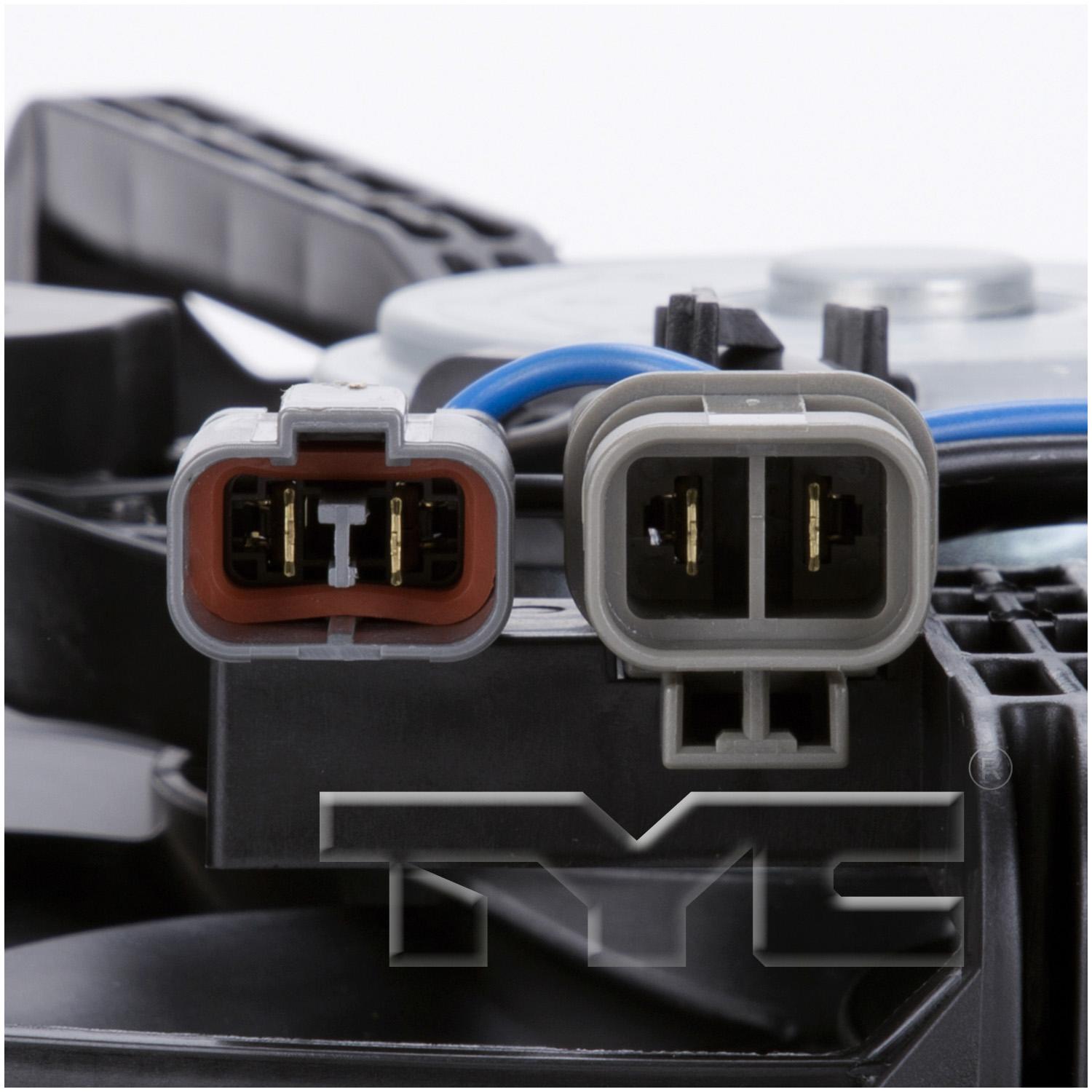 TYC 622770 Dual Radiator and Condenser Fan Assembly product image 4 of 4