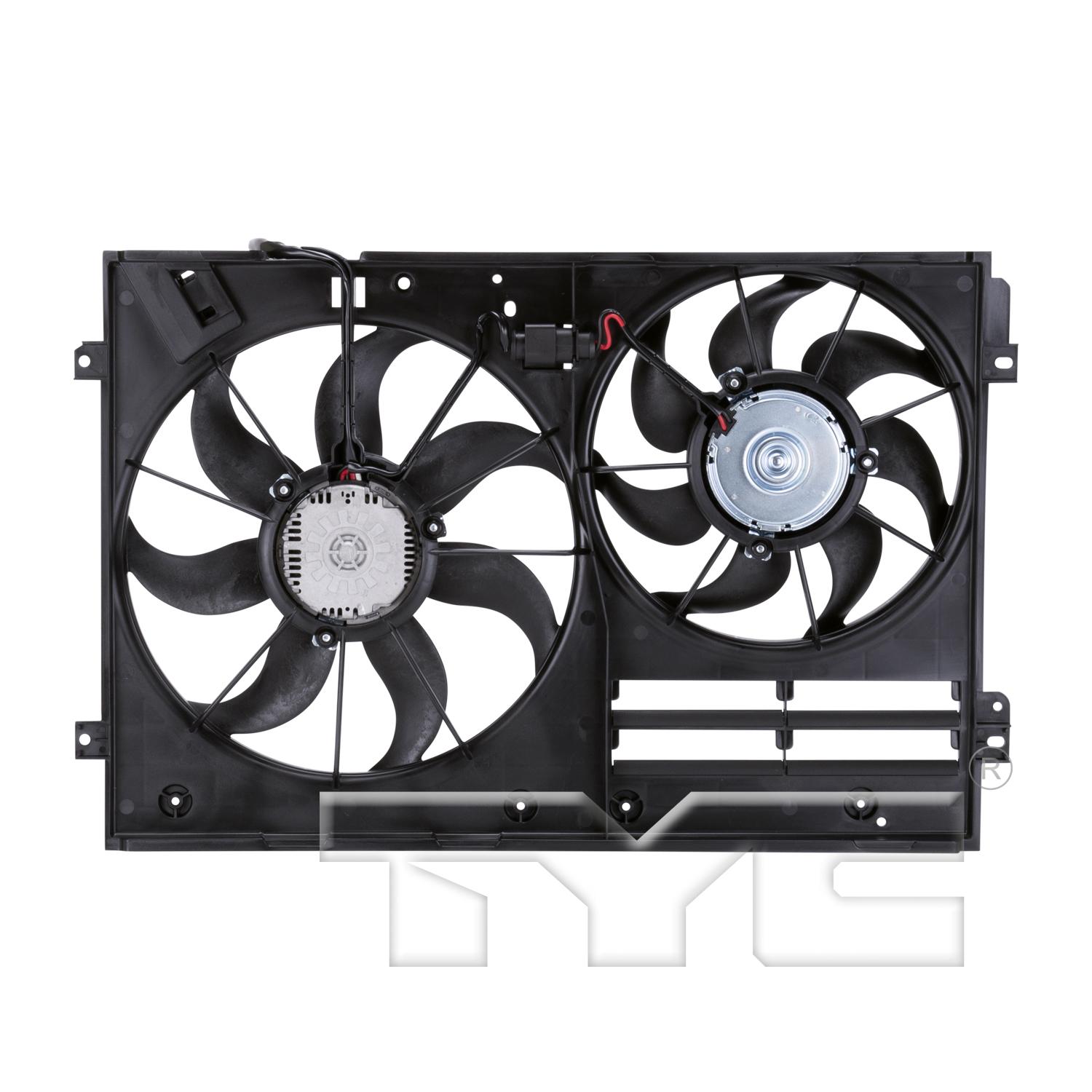 TYC 622820 Dual Radiator and Condenser Fan Assembly product image 1 of 4