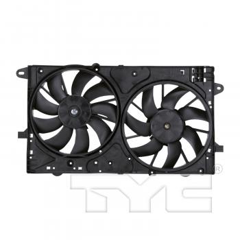 TYC 622850 Dual Radiator and Condenser Fan Assembly product image 1 of 6