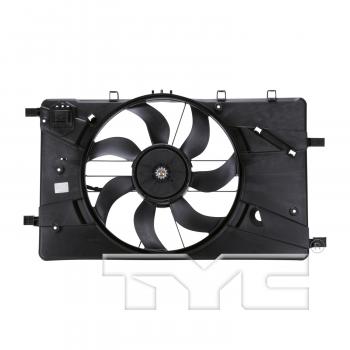 TYC 622890 Dual Radiator and Condenser Fan Assembly product image 2 of 4