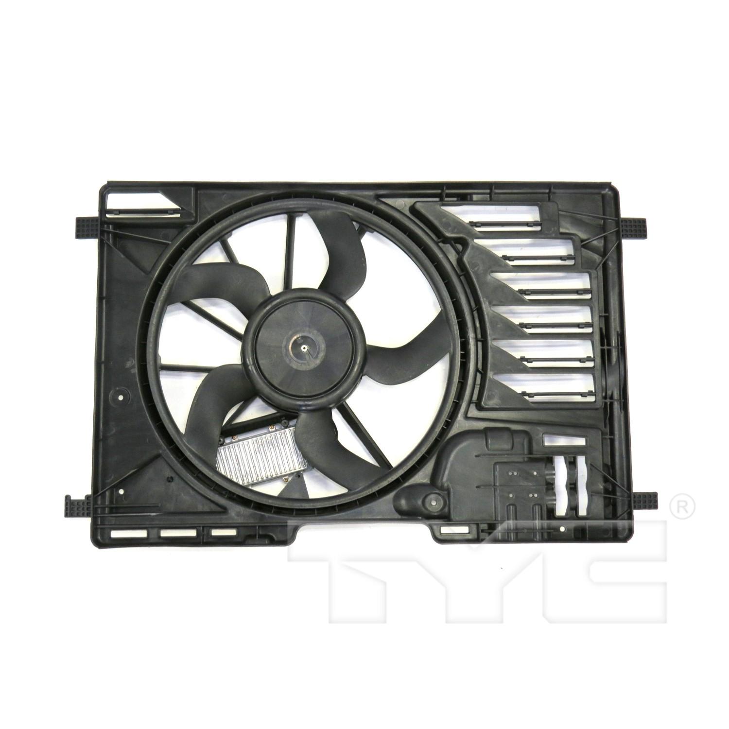 TYC 622910 Dual Radiator and Condenser Fan Assembly product image 1 of 3