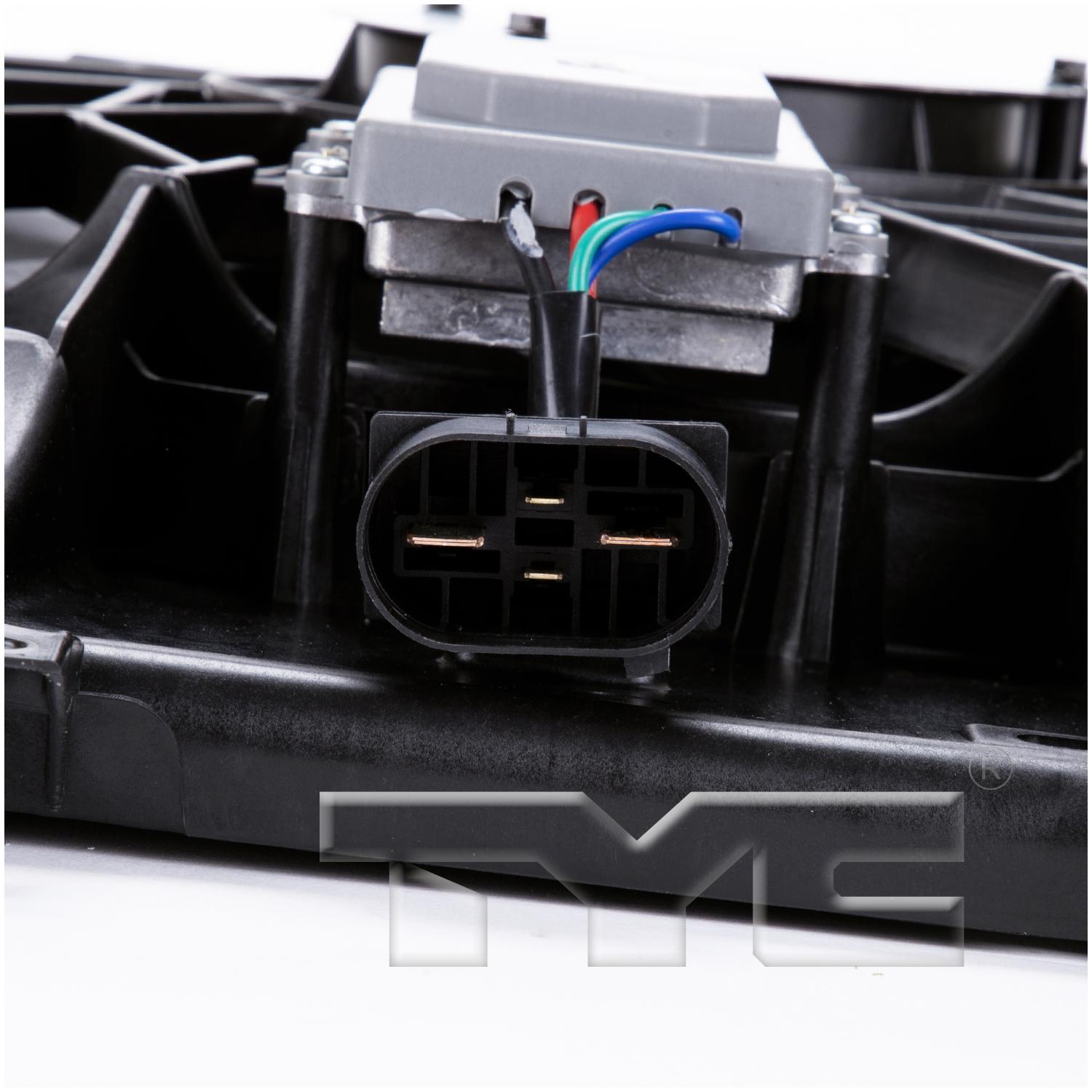 TYC 622920 Dual Radiator and Condenser Fan Assembly product image 3 of 4