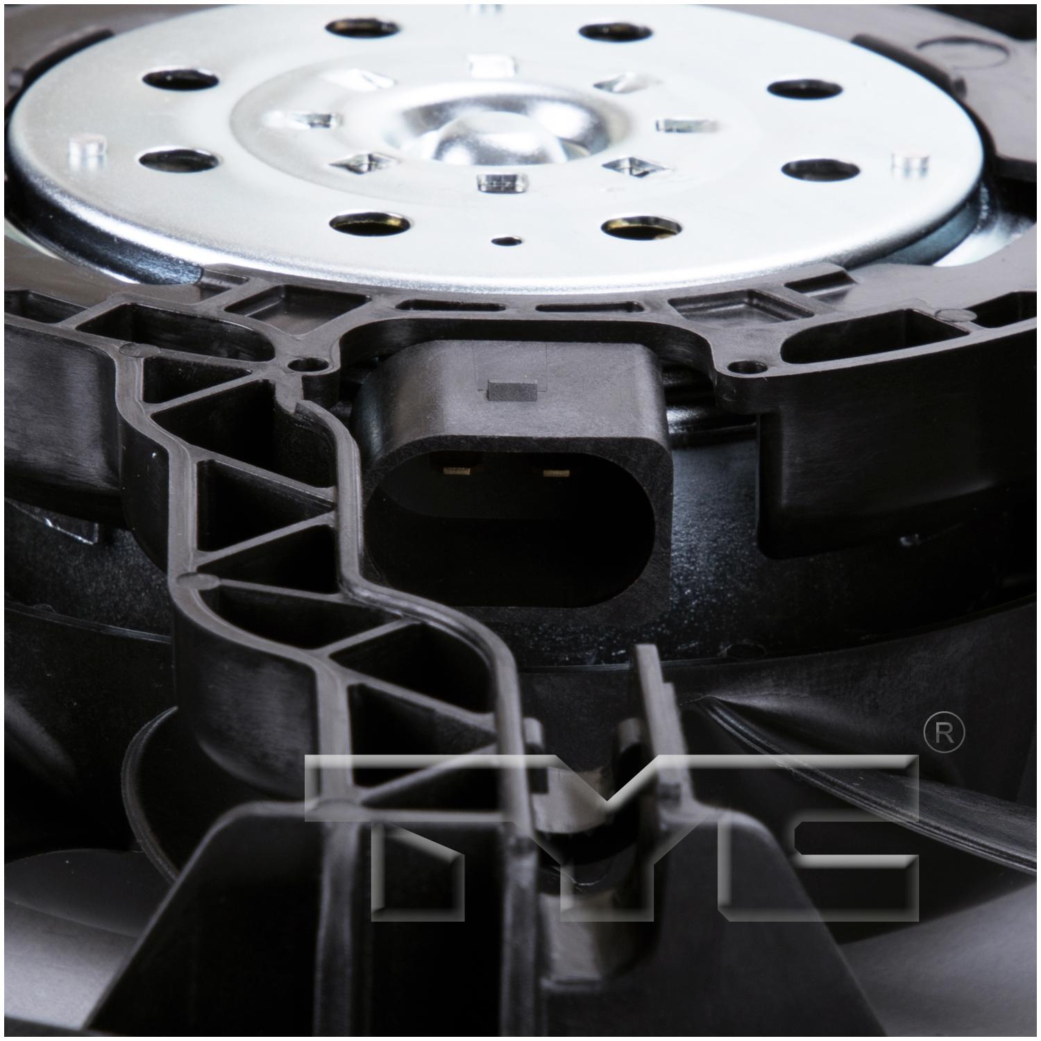 TYC 622940 Dual Radiator and Condenser Fan Assembly product image 3 of 4