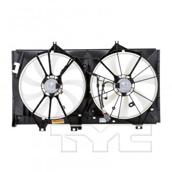 TYC 622950 Dual Radiator and Condenser Fan Assembly product image 2 of 4