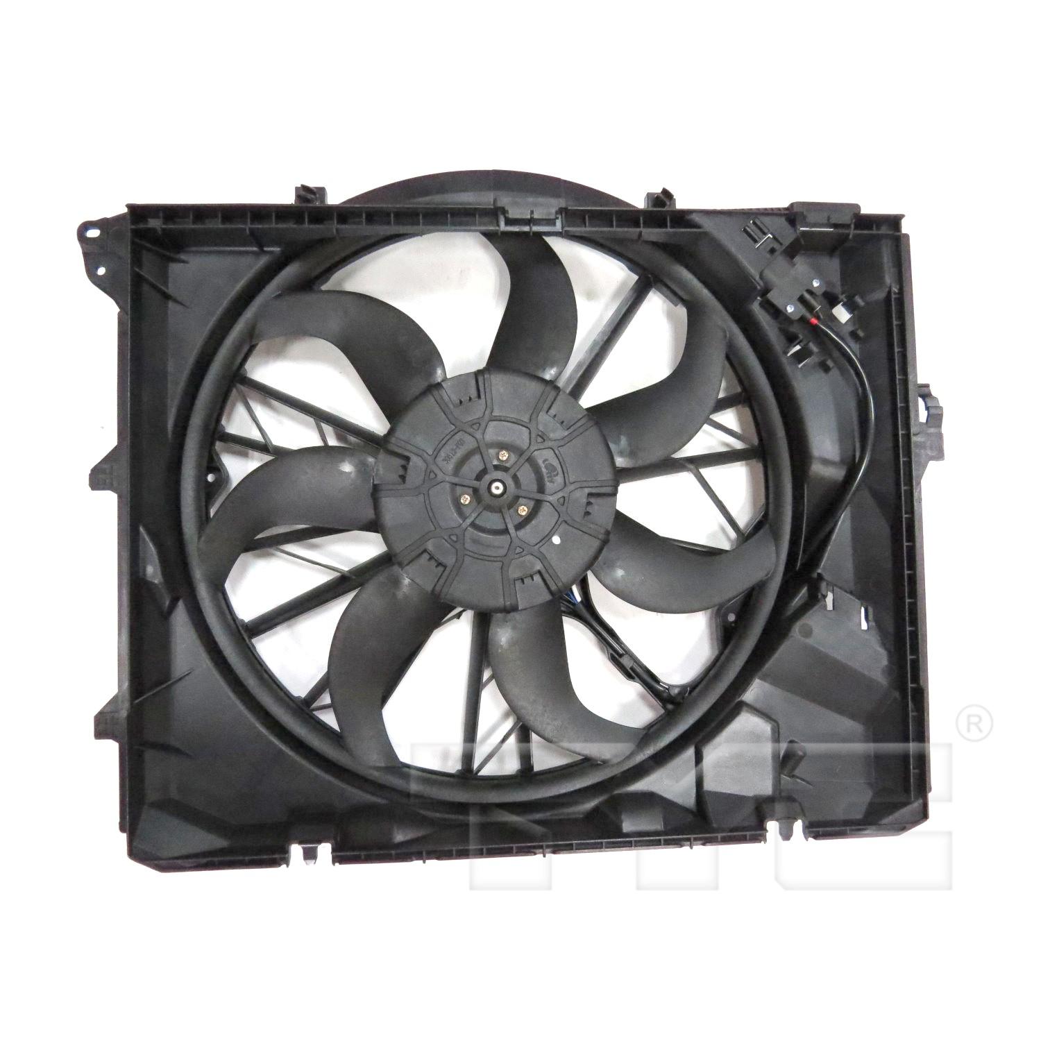 TYC 622990 Dual Radiator and Condenser Fan Assembly product image 1 of 3
