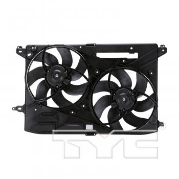 TYC 623000 Dual Radiator and Condenser Fan Assembly product image 2 of 4