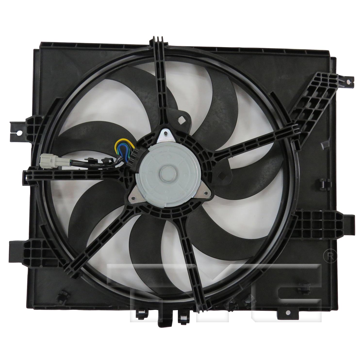 TYC 623090 - Dual Radiator and Condenser Fan Assembly TYC 623090 Dual Radiator and Condenser Fan Assembly product image 2 of 3
