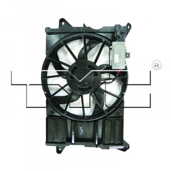 TYC 623140 Dual Radiator and Condenser Fan Assembly product image 4 of 4
