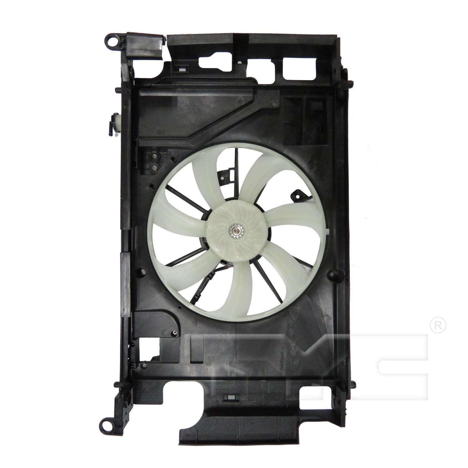 TYC 623150 Dual Radiator and Condenser Fan Assembly product image 2 of 4