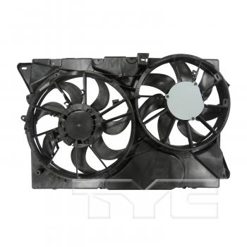 TYC 623190 Dual Radiator and Condenser Fan Assembly product image 2 of 3