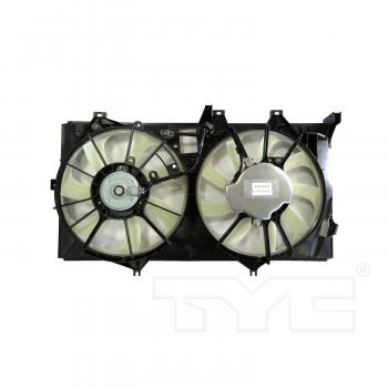 TYC 623200 Dual Radiator and Condenser Fan Assembly product image 2 of 4